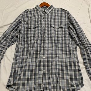 Banana Republic Long Sleeve Casual Shirt, Large